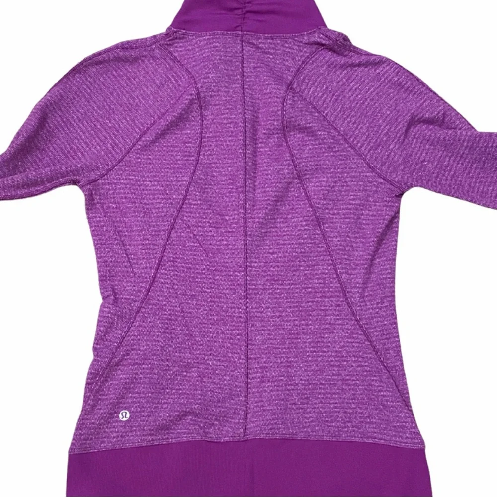 LULULEMON Runderful 1/2 Half Zip Long Sleeve Pullover Top + Small Reusable Bag - Picture 14 of 16